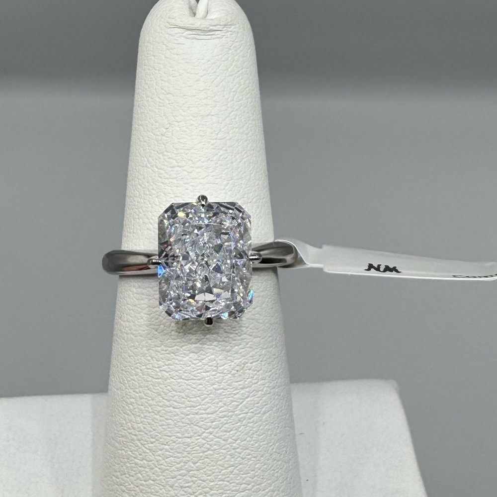3ct Radiant Cut Ring - Picture 6 of 11